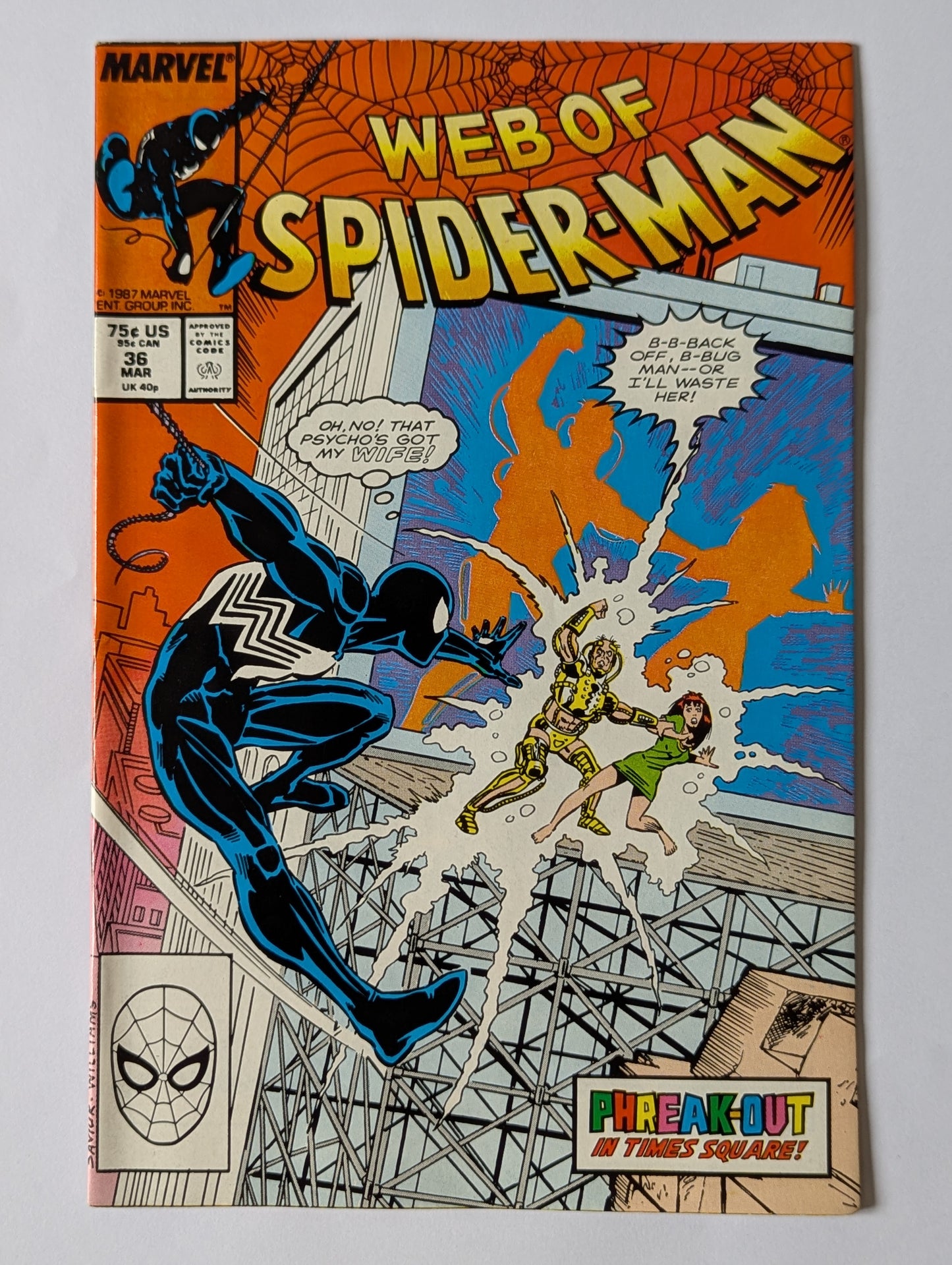 Web of Spider-Man #36 Marvel Comic Book