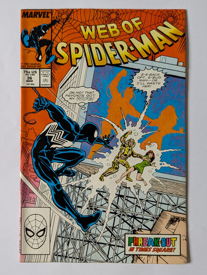 Web of Spider-Man #36 Marvel Comic Book
