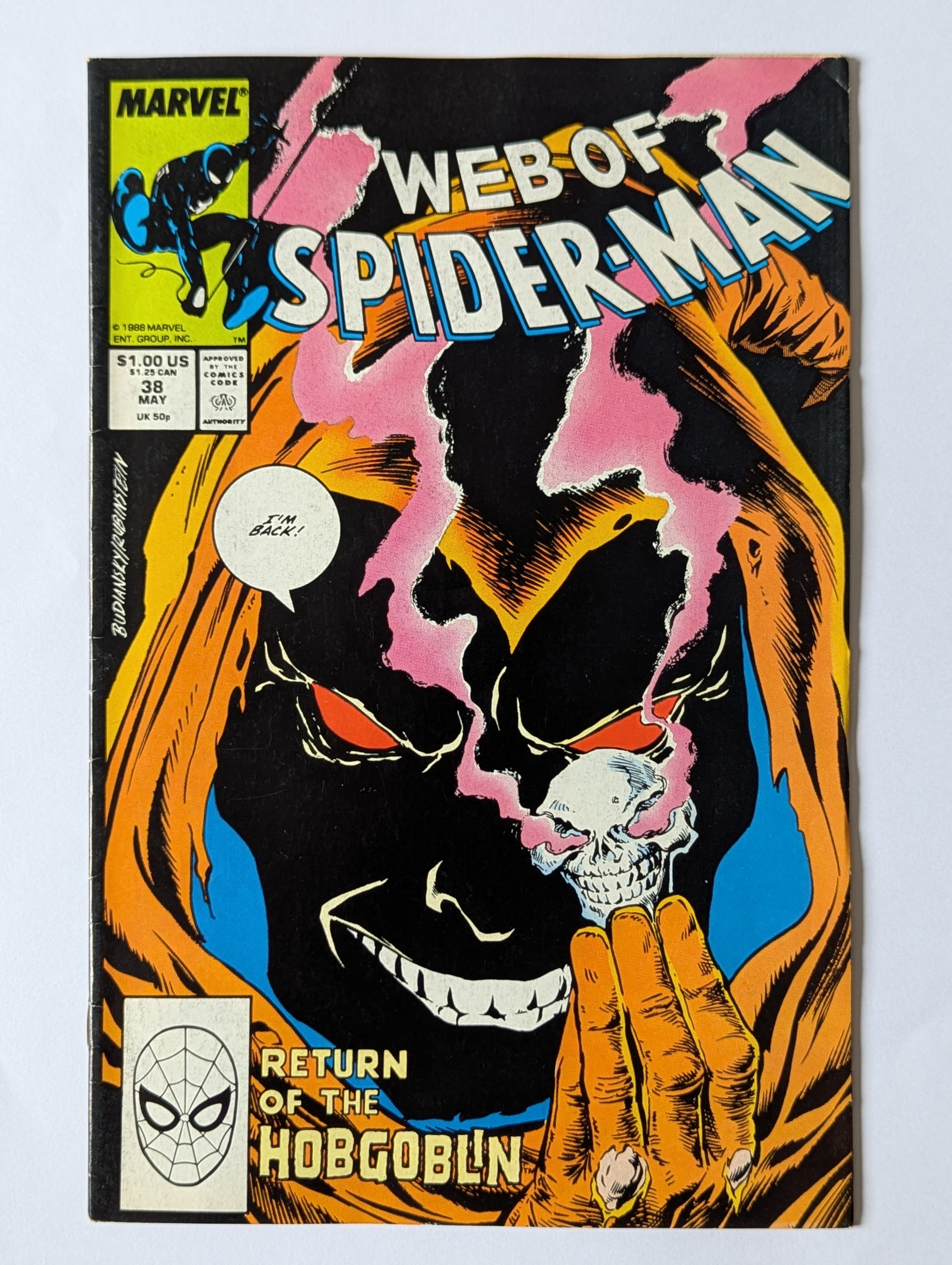 Web of Spider-Man #38 Marvel Comic Book