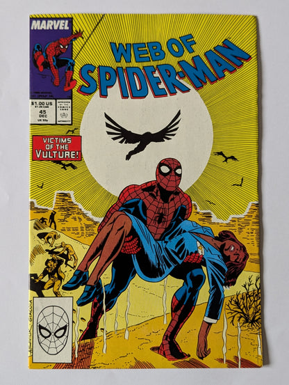 Web of Spider-Man #45 Marvel Comic Book
