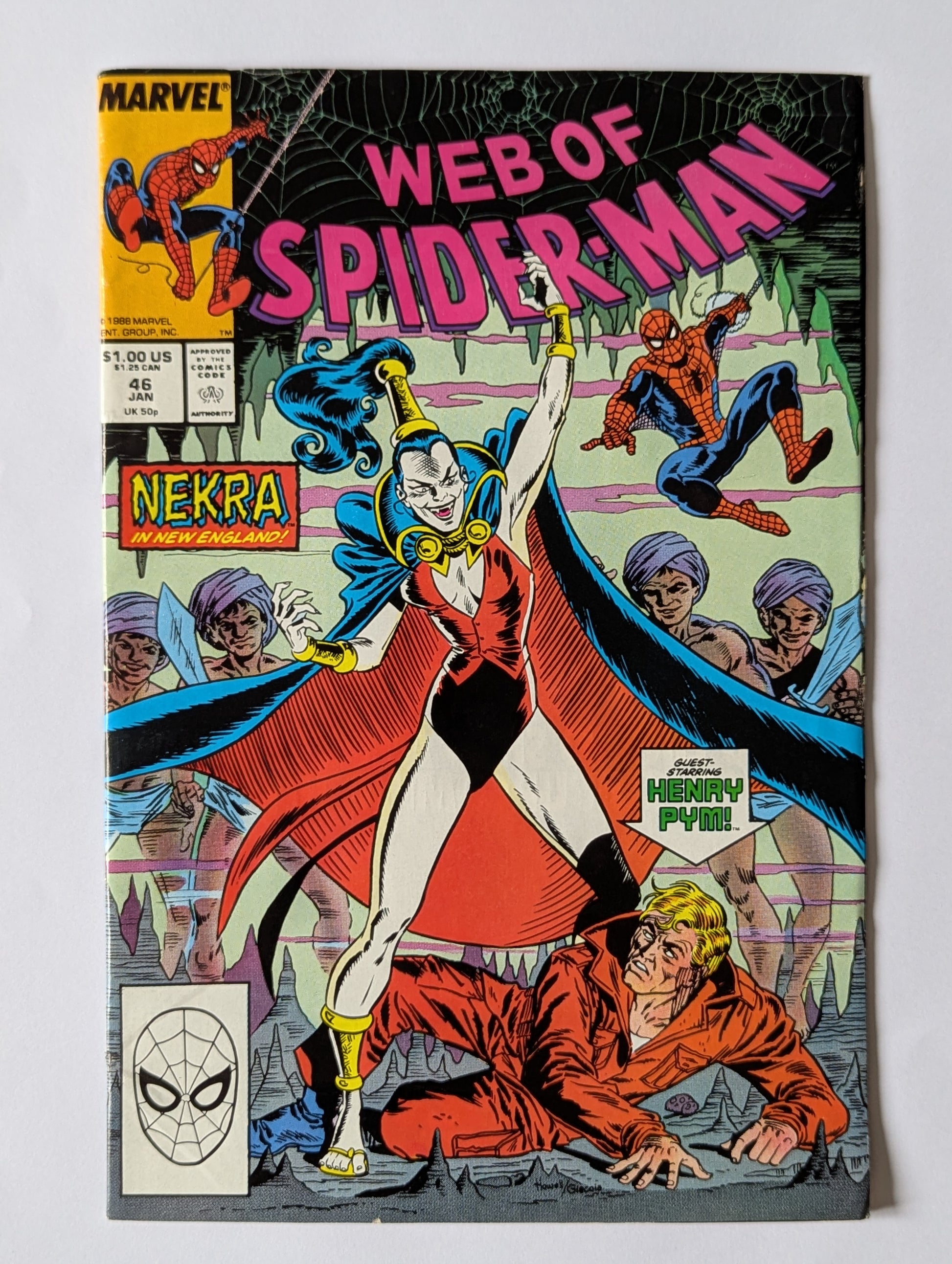 Web of Spider-Man #46 Marvel Comic Book