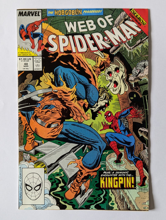 Web of Spider-Man #48 Marvel Comic Book
