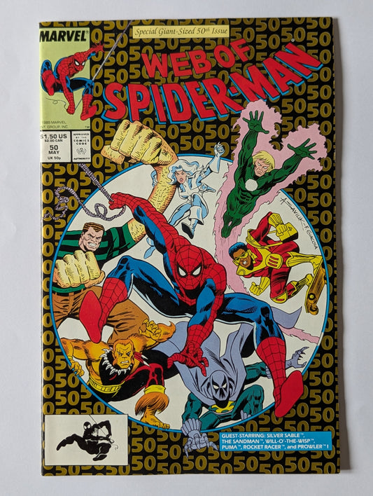 Web of Spider-Man #50 Marvel Comic Book