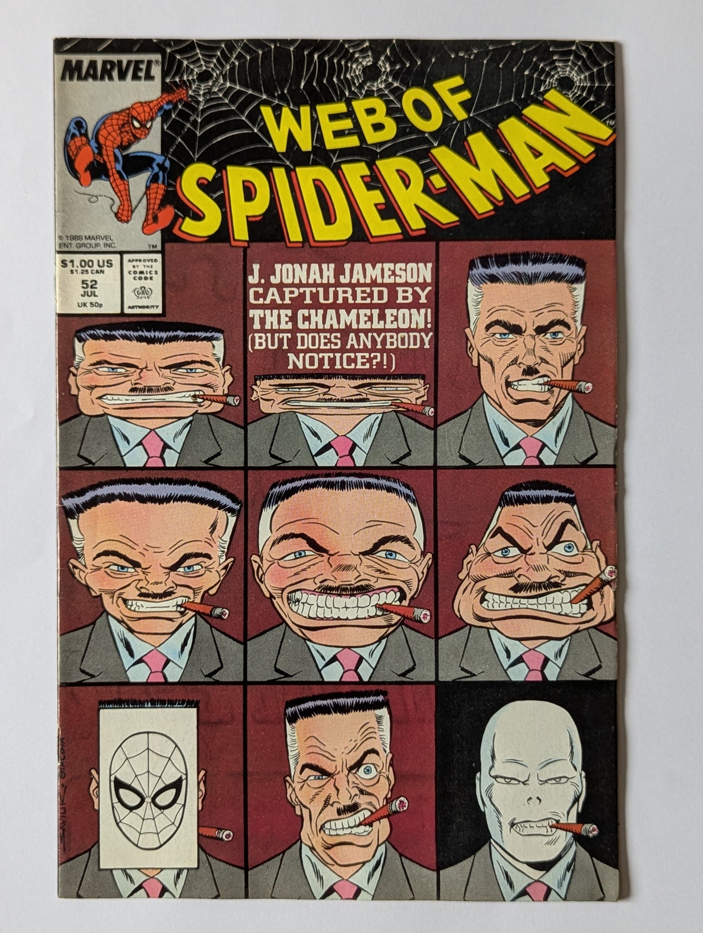 Web of Spider-Man #52 Marvel Comic Book