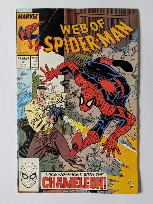Web of Spider-Man #54 Marvel Comic Book