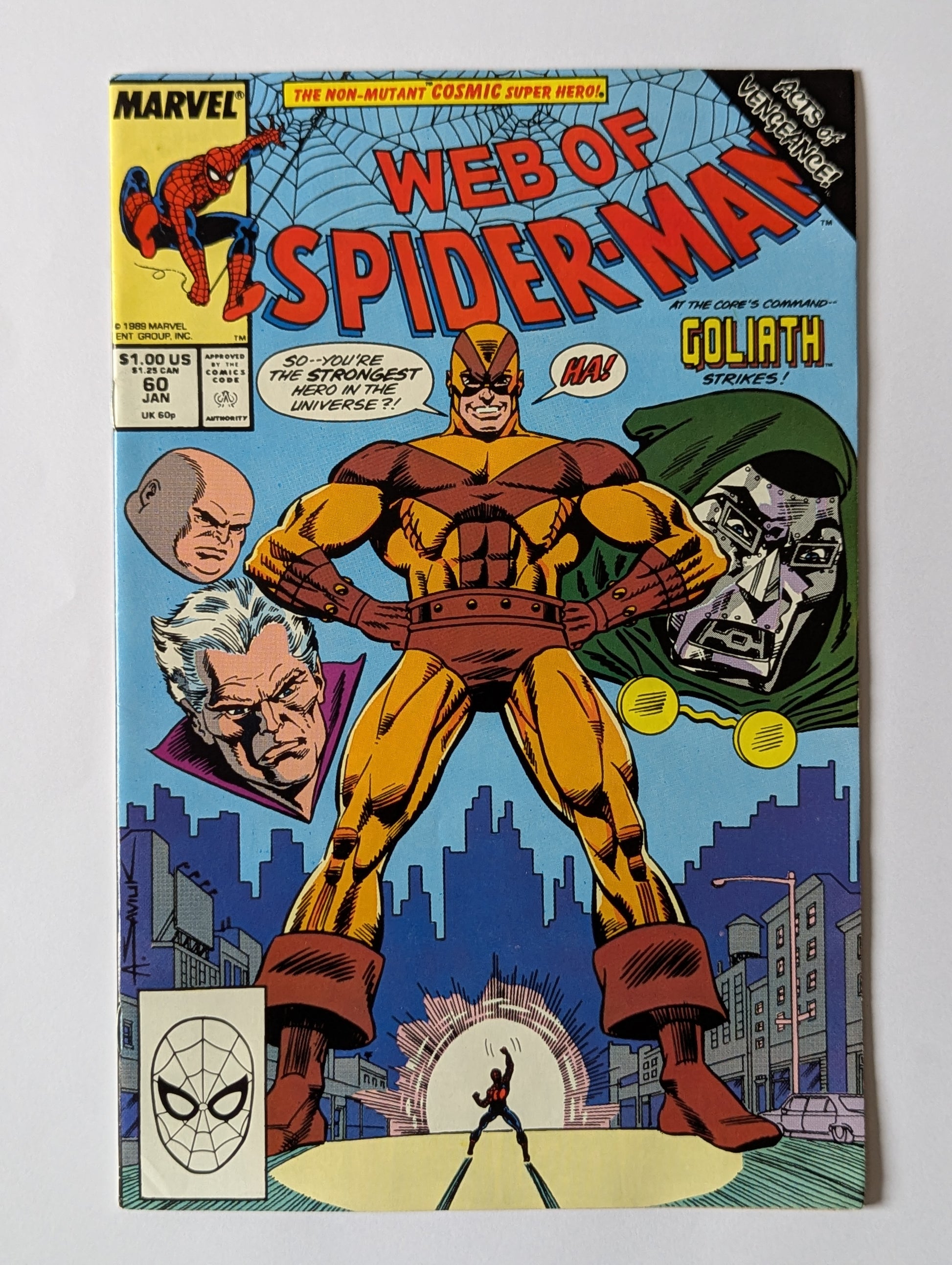 Web of Spider-Man #60 Marvel Comic Book