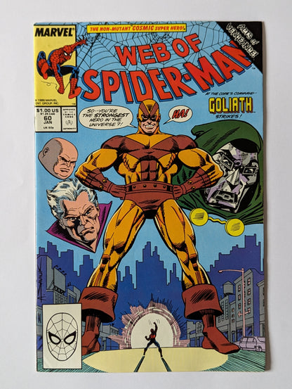 Web of Spider-Man #60 Marvel Comic Book