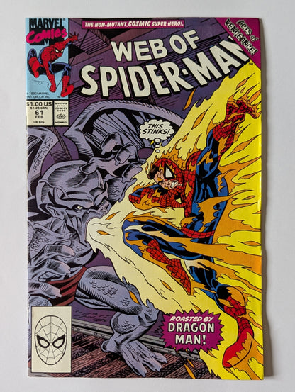Web of Spider-Man #61 Marvel Comic Book