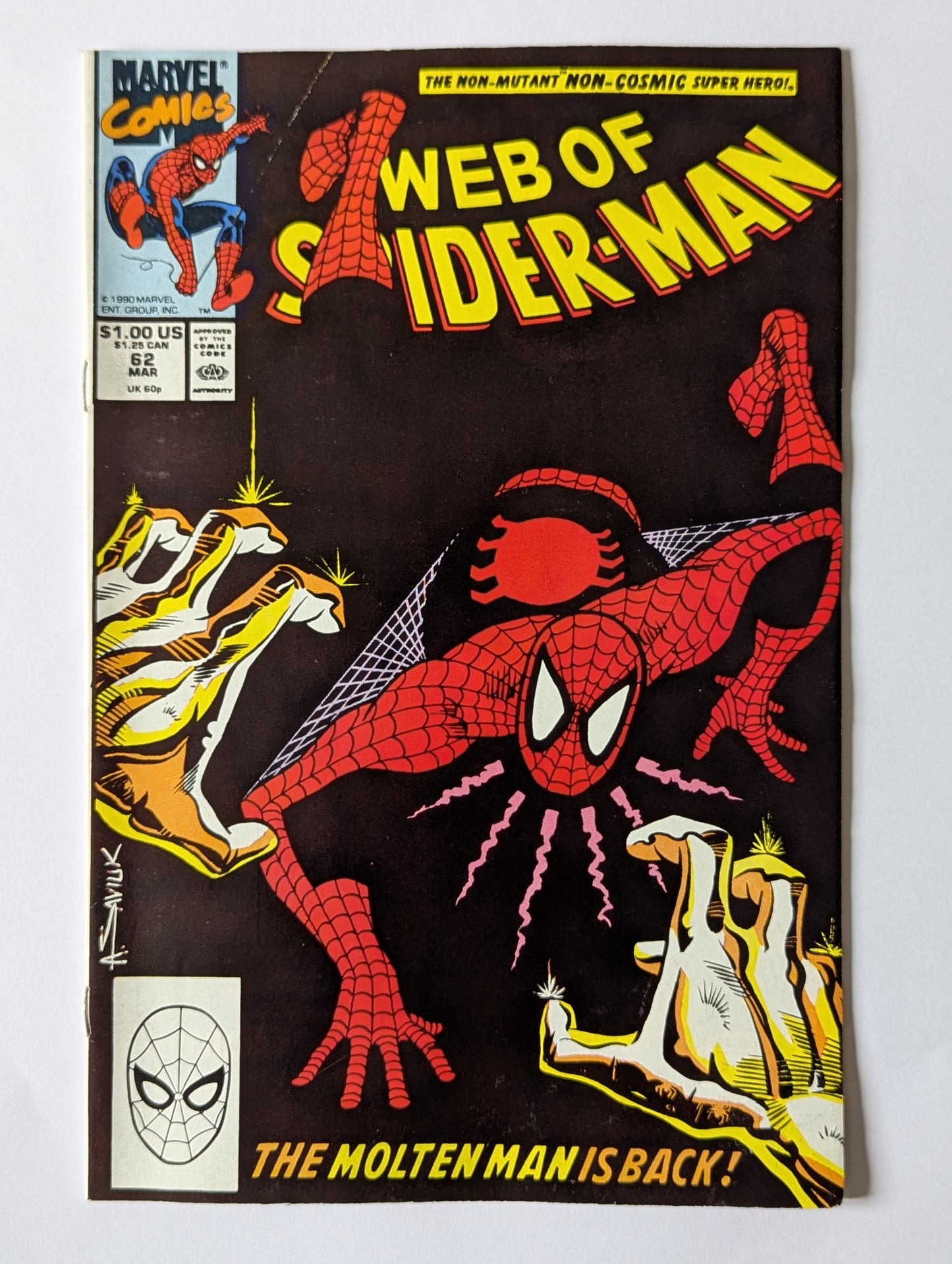 Web of Spider-Man #62 Marvel Comic Book