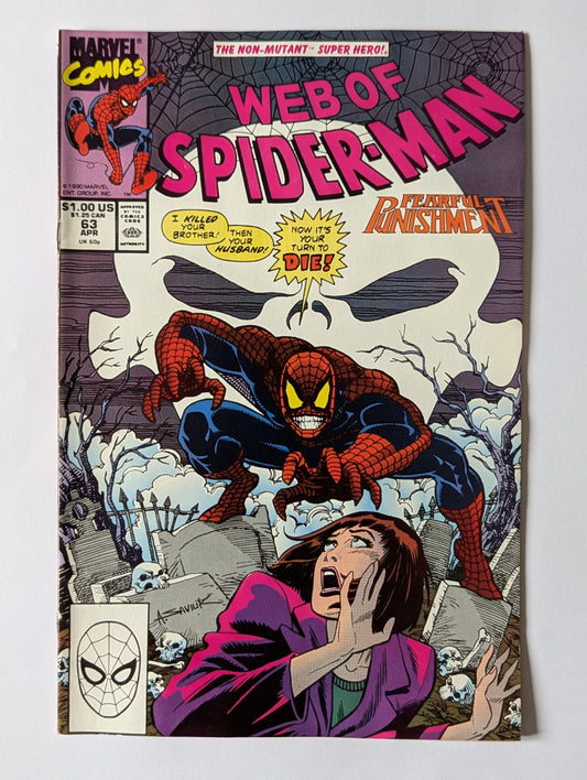 Web of Spider-Man #63 Marvel Comic Book