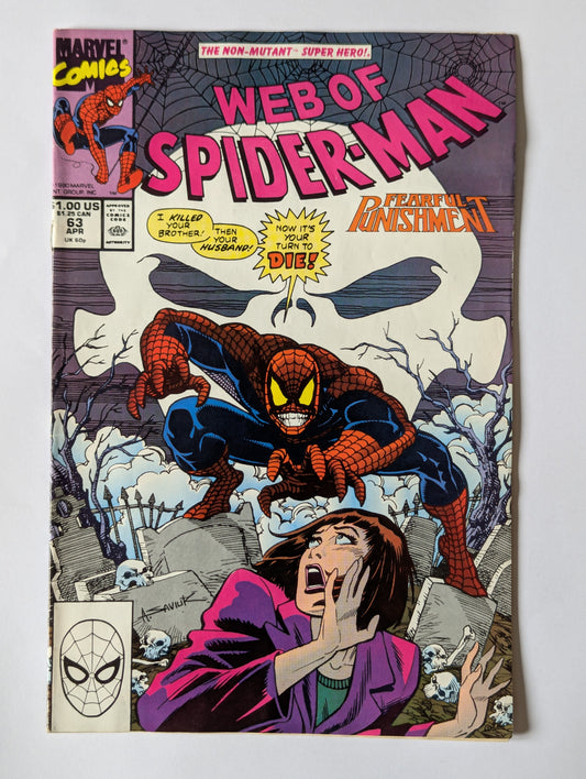 Web of Spider-Man #63 Marvel Comic Book