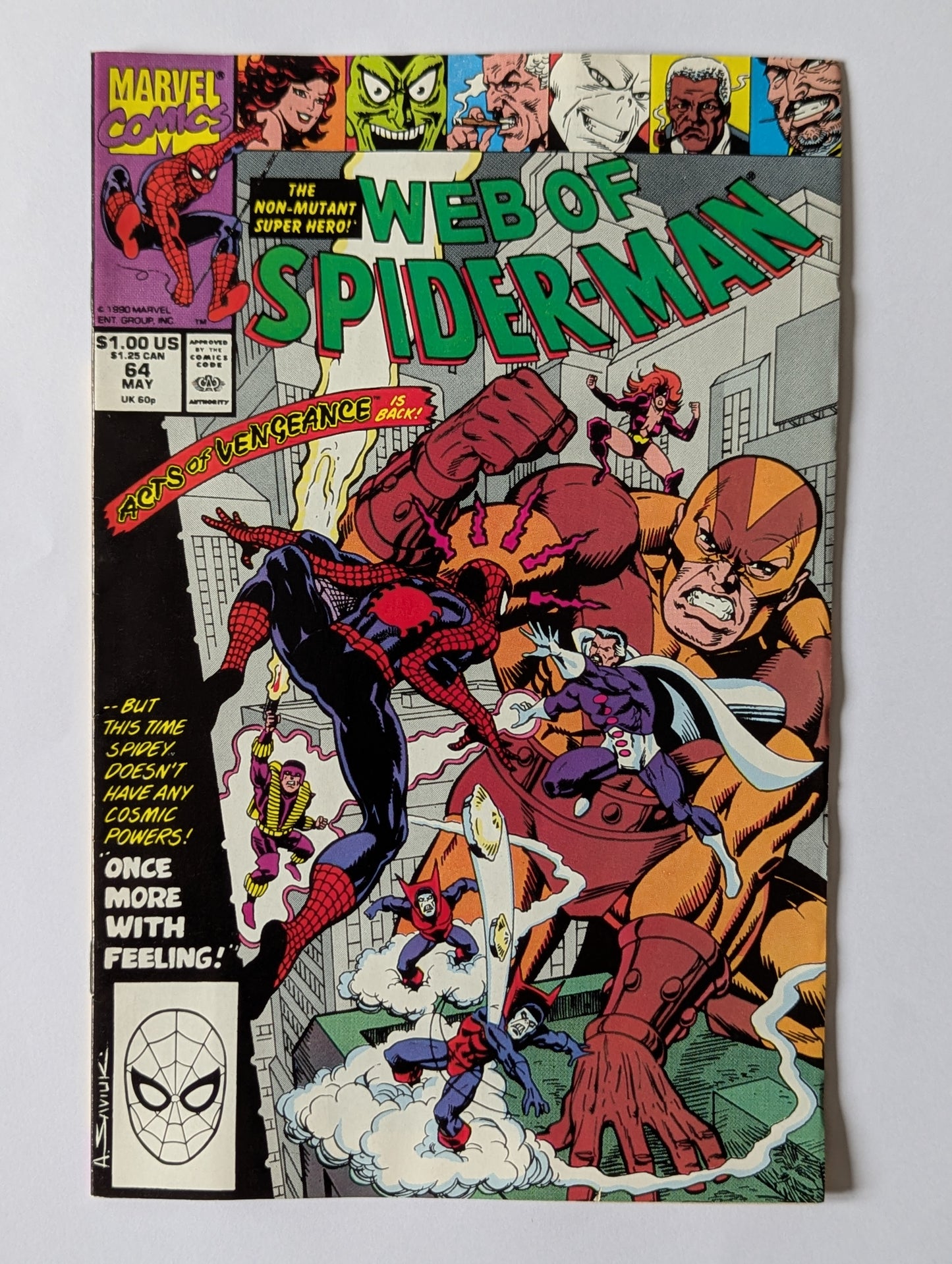 Web of Spider-Man #64 Marvel Comic Book