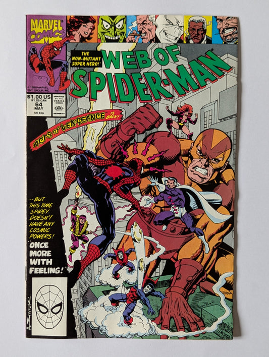 Web of Spider-Man #64 Marvel Comic Book