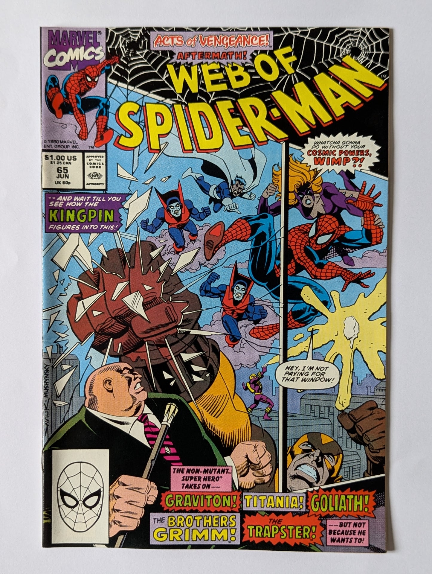 Web of Spider-Man #65 Marvel Comic Book