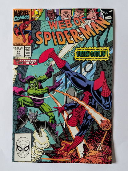 Web of Spider-Man #67 Marvel Comic Book