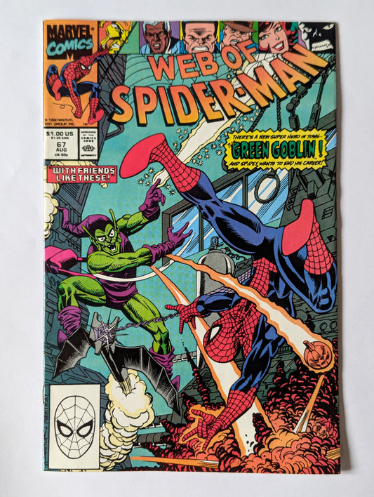 Web of Spider-Man #67 Marvel Comic Book