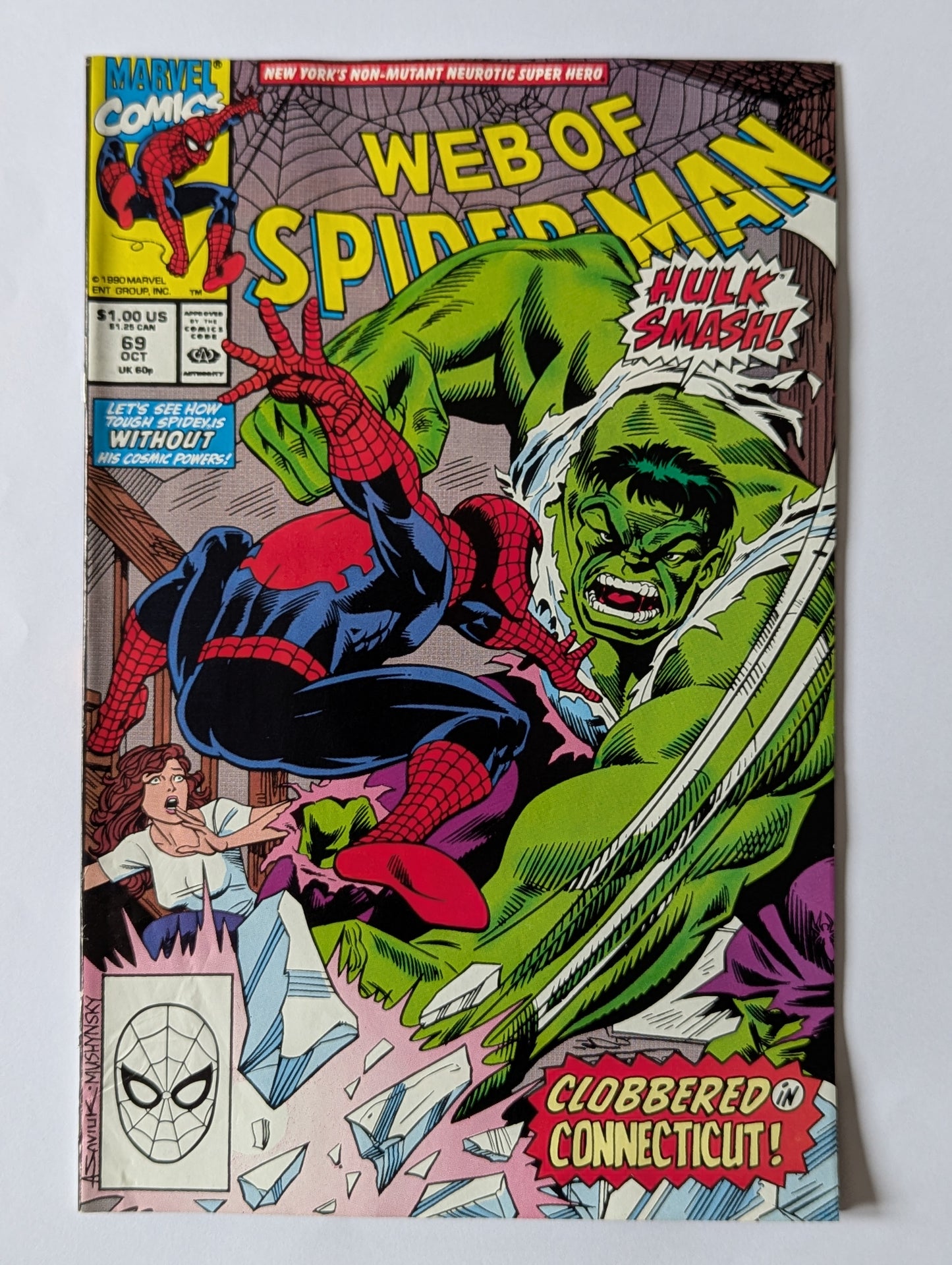Web of Spider-Man #69 Marvel Comic Book