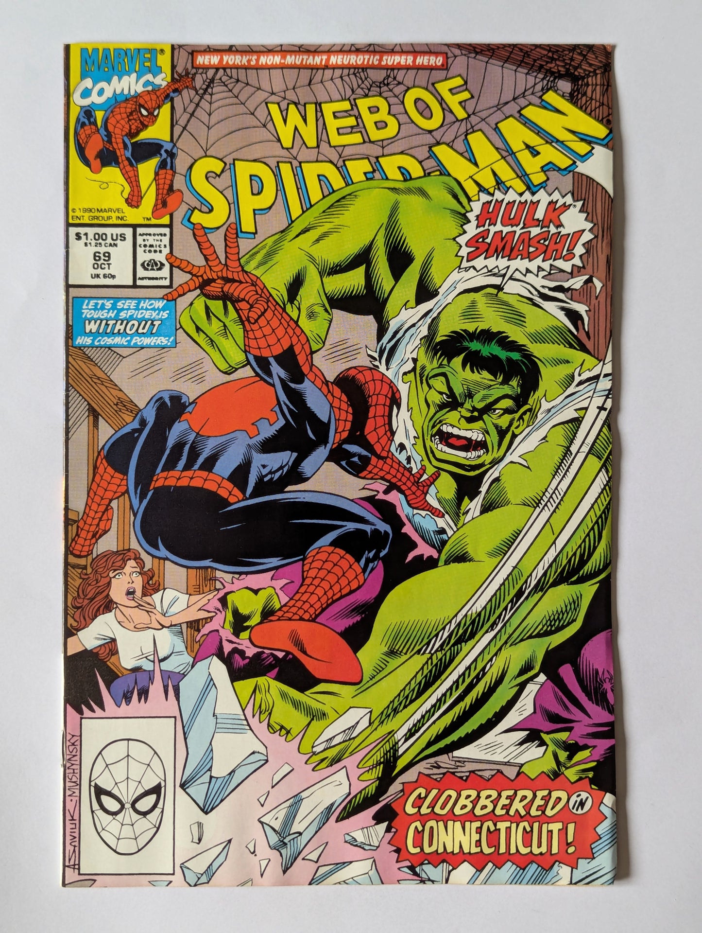 Web of Spider-Man #69 Marvel Comic Book