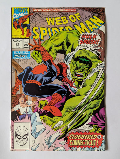 Web of Spider-Man #69 Marvel Comic Book