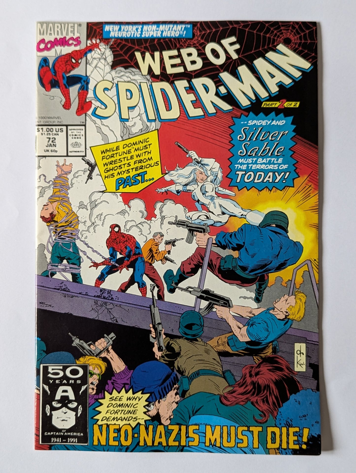 Web of Spider-Man #72 Marvel Comic Book