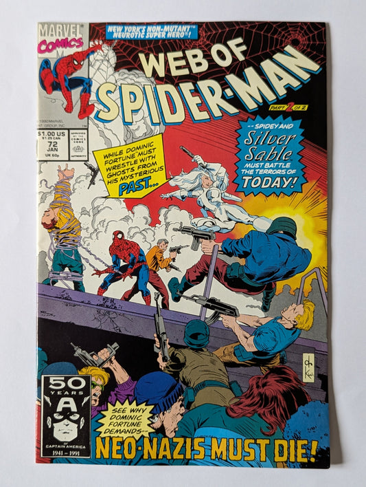Web of Spider-Man #72 Marvel Comic Book