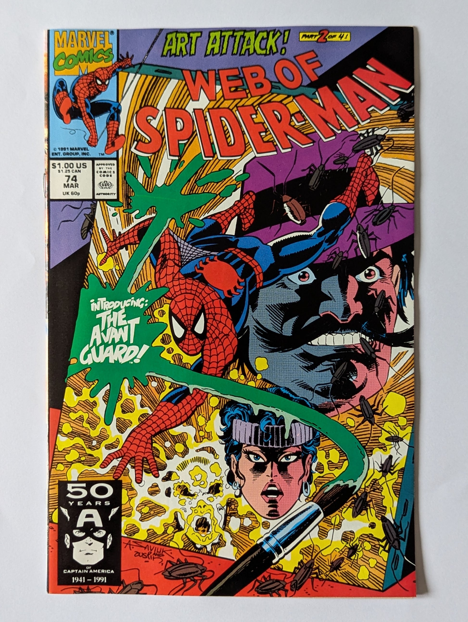 Web of Spider-Man #74 Marvel Comic Book
