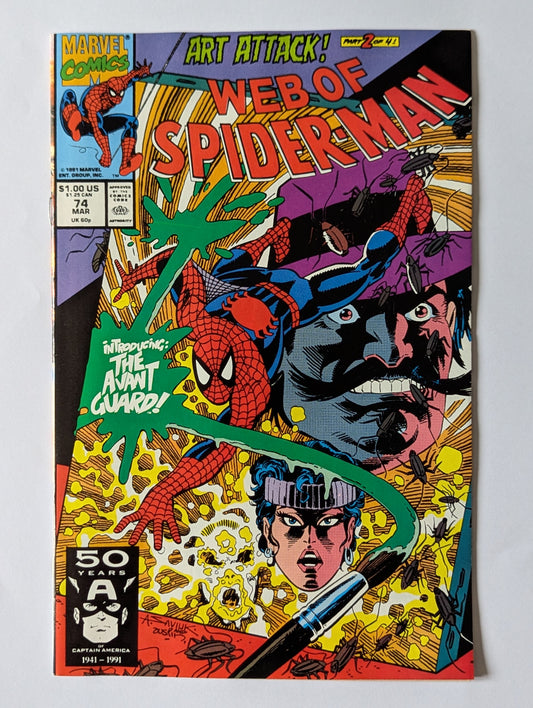 Web of Spider-Man #74 Marvel Comic Book