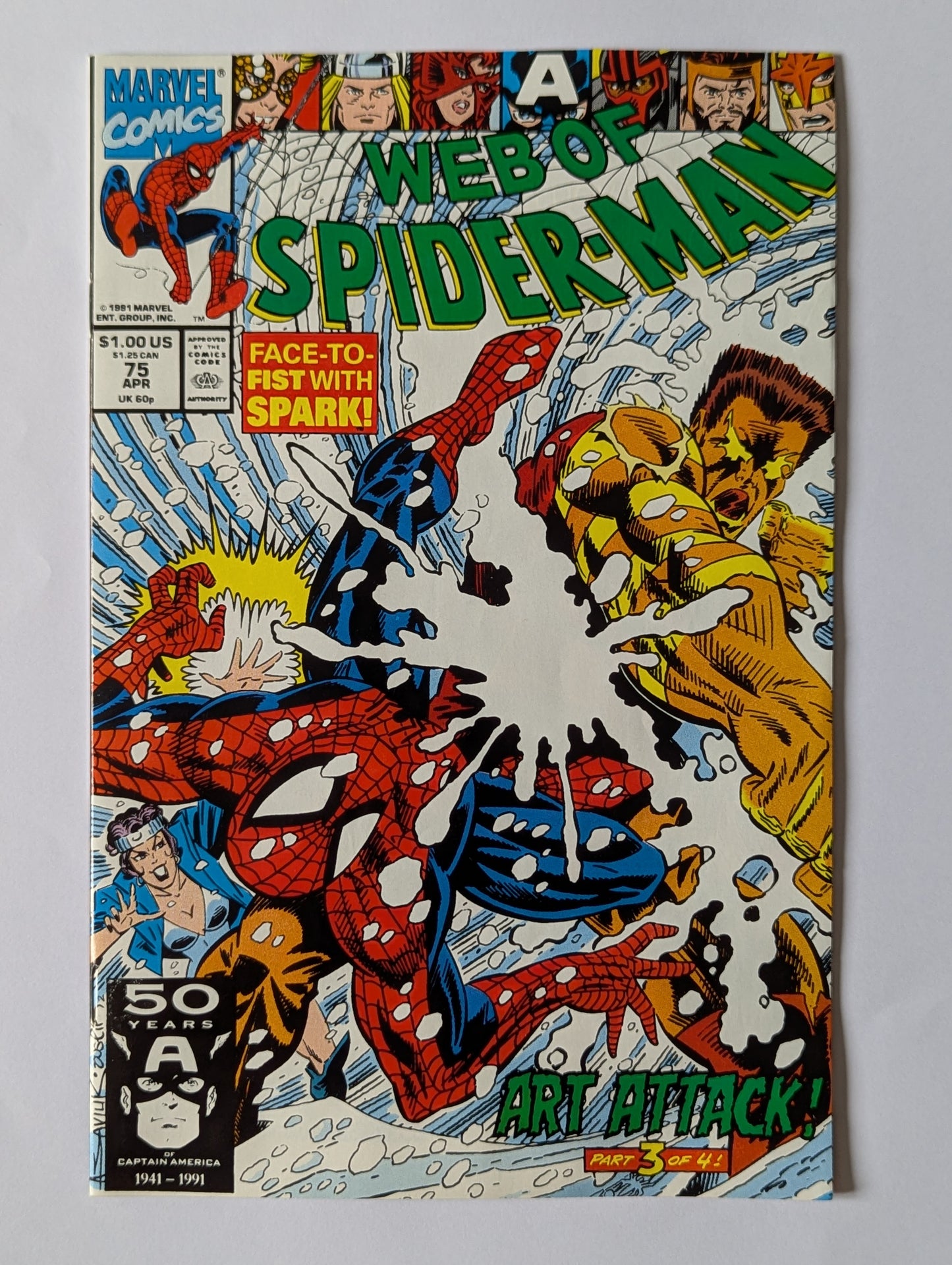 Web of Spider-Man #75 Marvel Comic Book