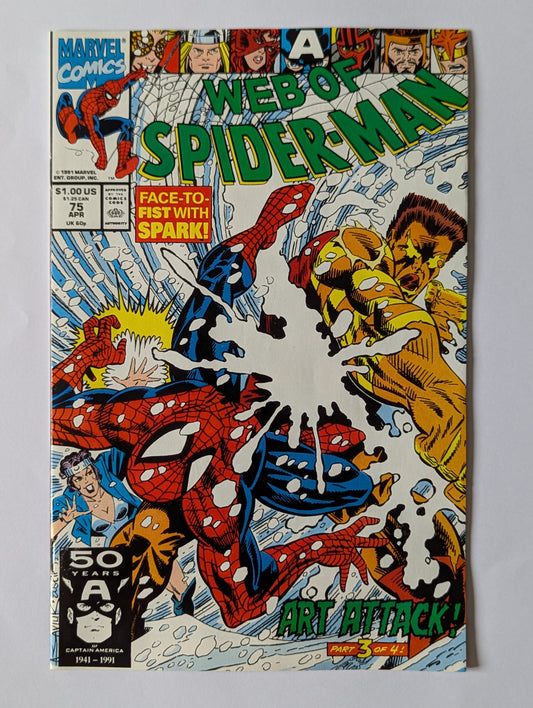 Web of Spider-Man #75 Marvel Comic Book