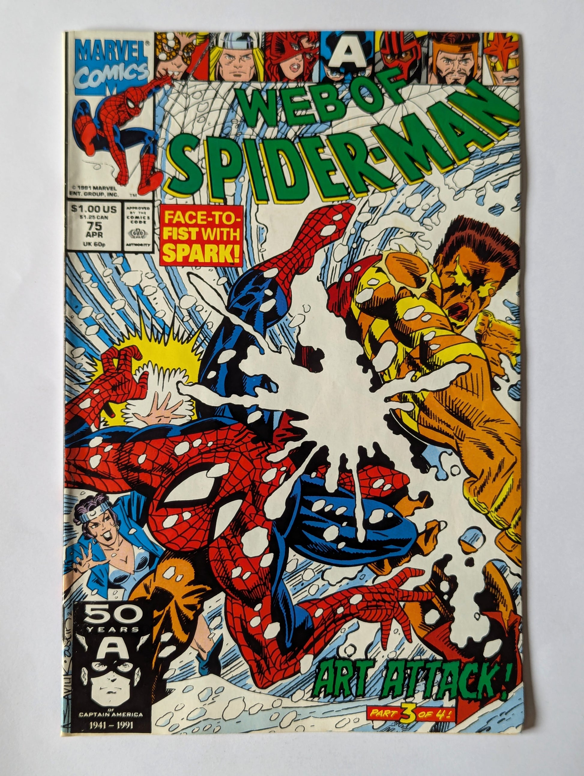 Web of Spider-Man #75 Marvel Comic Book
