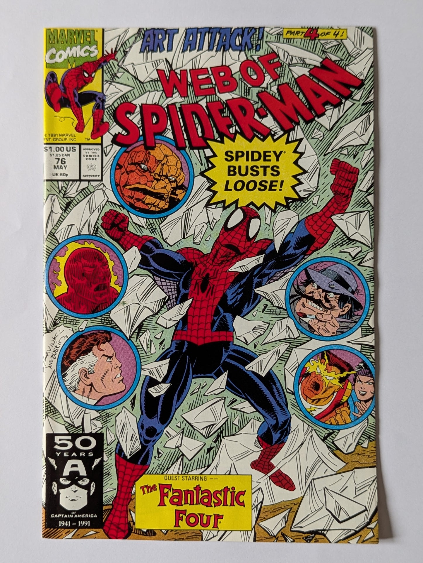 Web of Spider-Man #76 Marvel Comic Book