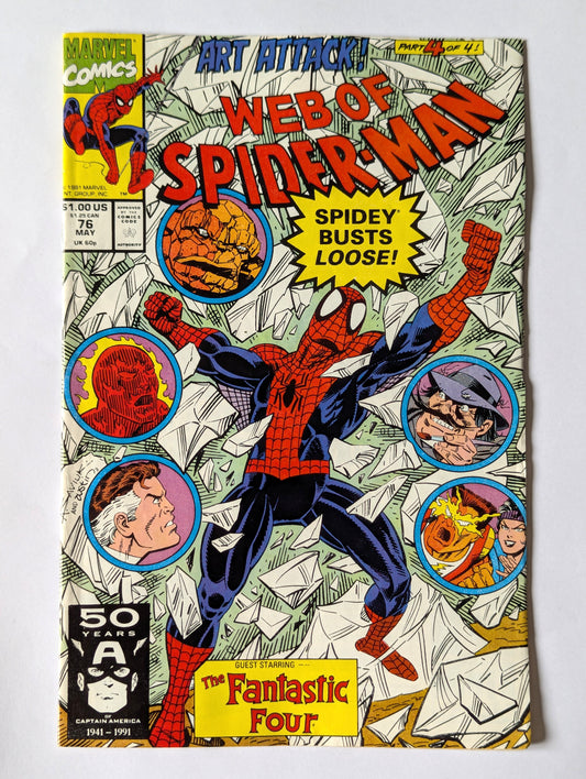Web of Spider-Man #76 Marvel Comic Book