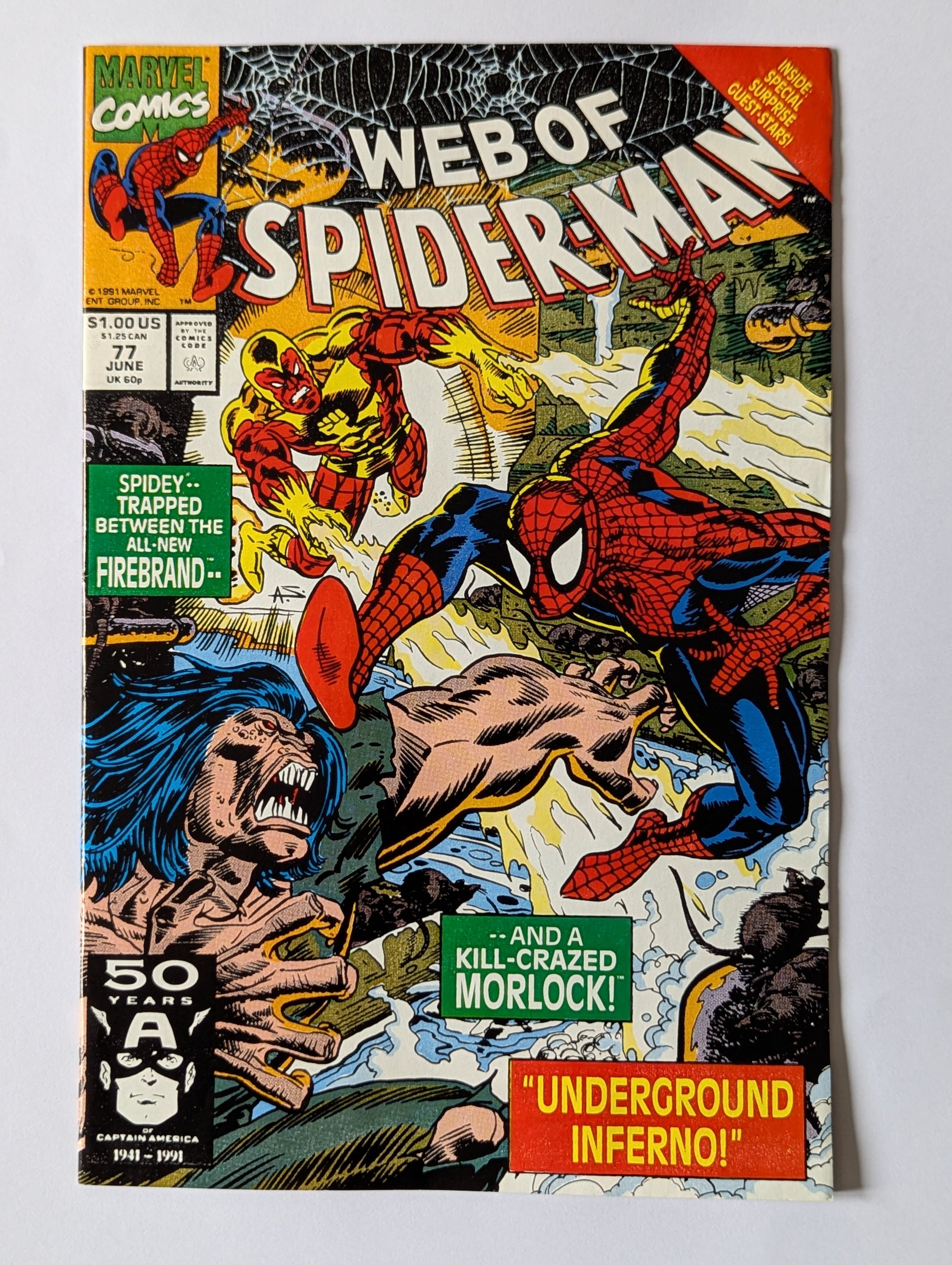 Web of Spider-Man #77 Marvel Comic Book