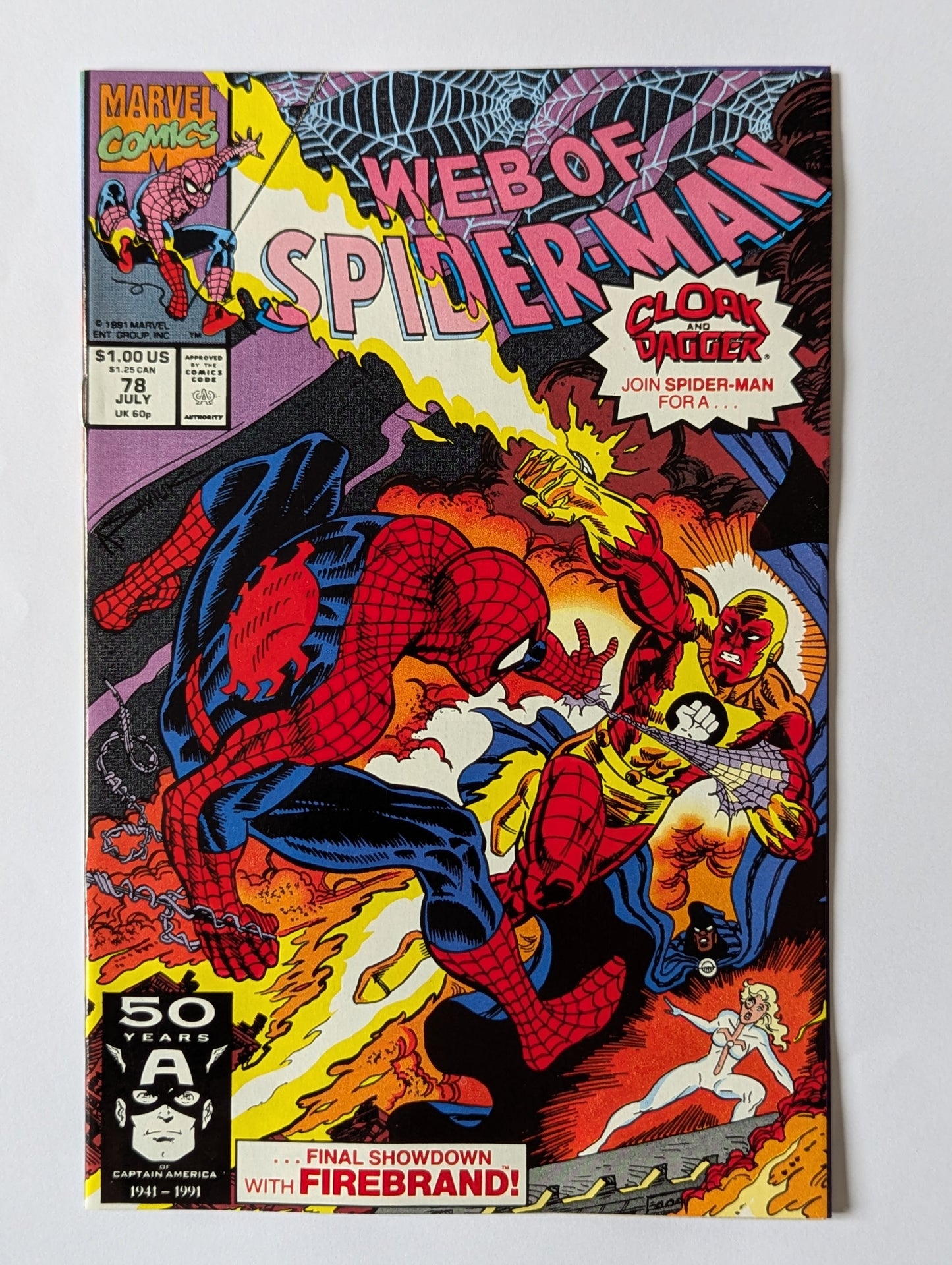 Web of Spider-Man #78 Marvel Comic Book