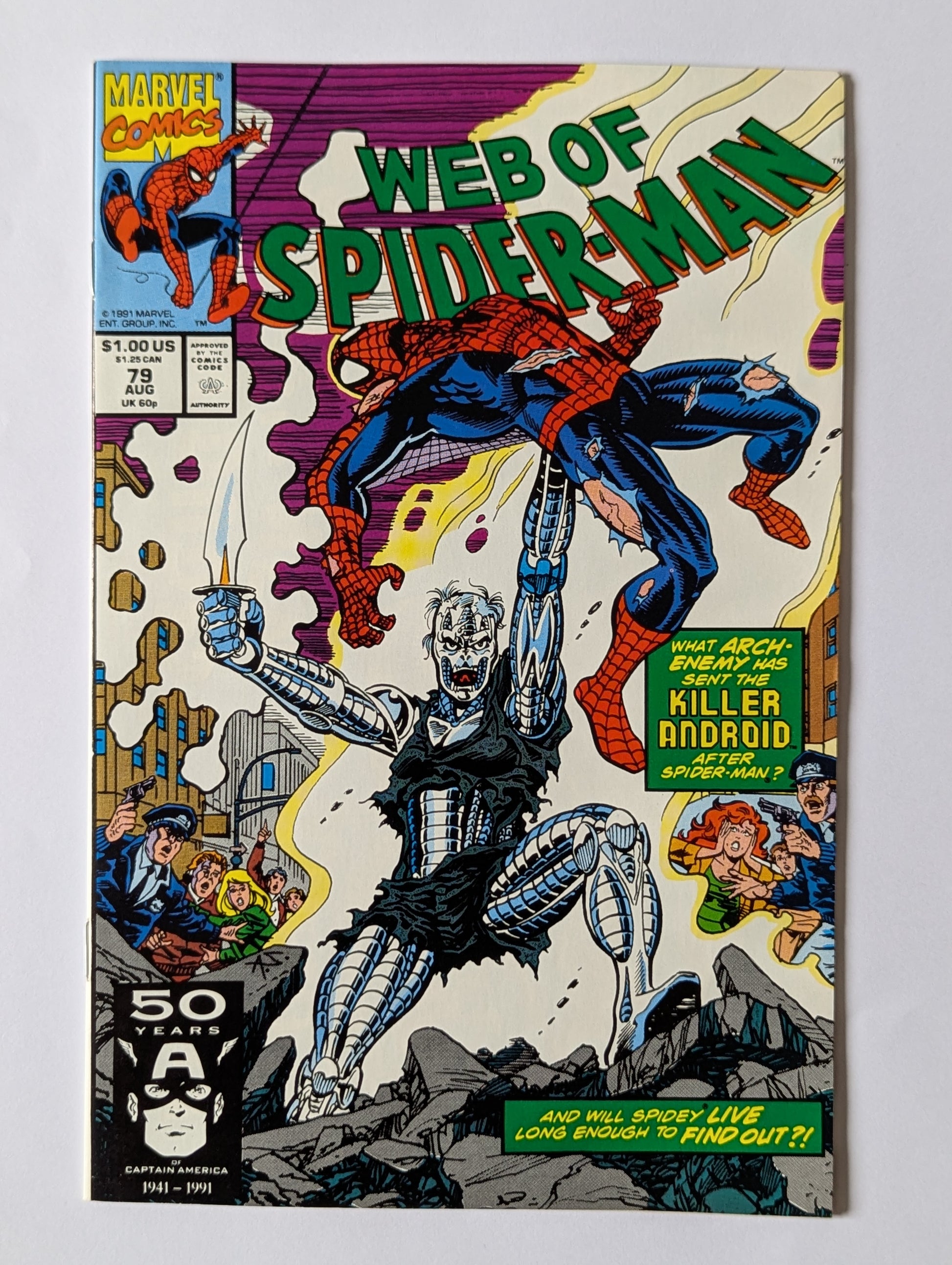 Web of Spider-Man #79 Marvel Comic Book