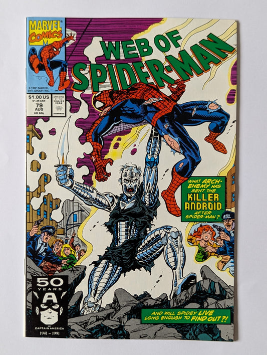 Web of Spider-Man #79 Marvel Comic Book