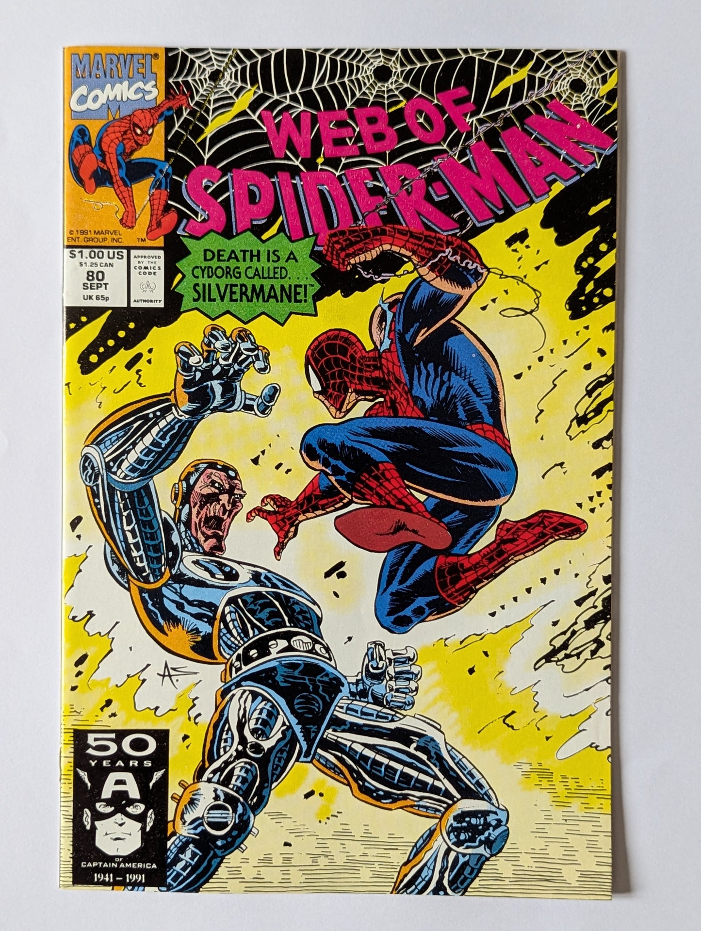 Web of Spider-Man #80 Marvel Comic Book