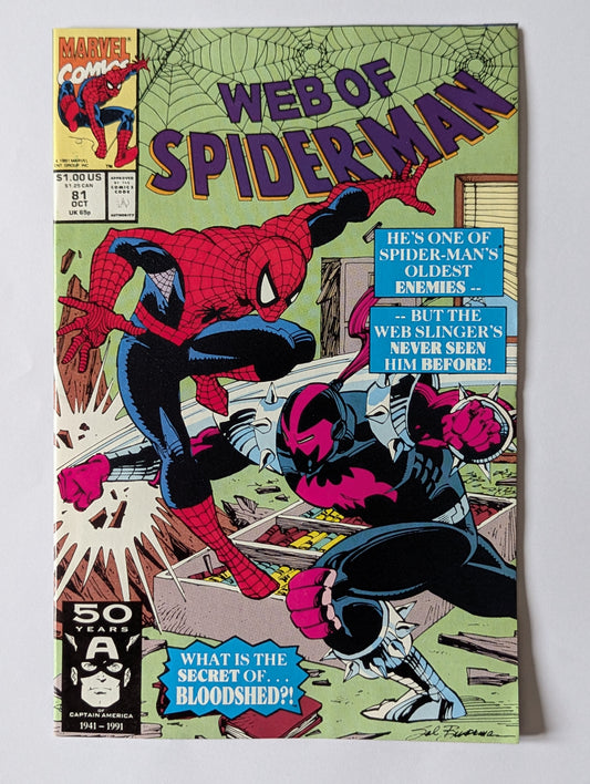 Web of Spider-Man #81 Marvel Comic Book