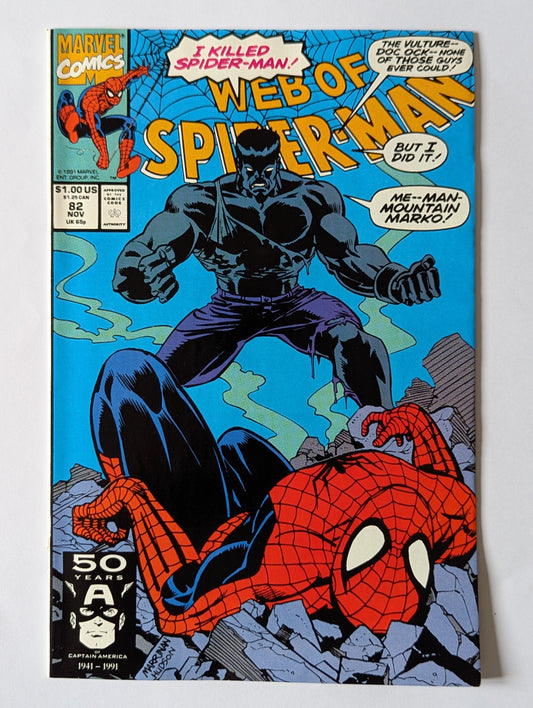 Web of Spider-Man #82 Marvel Comic Book