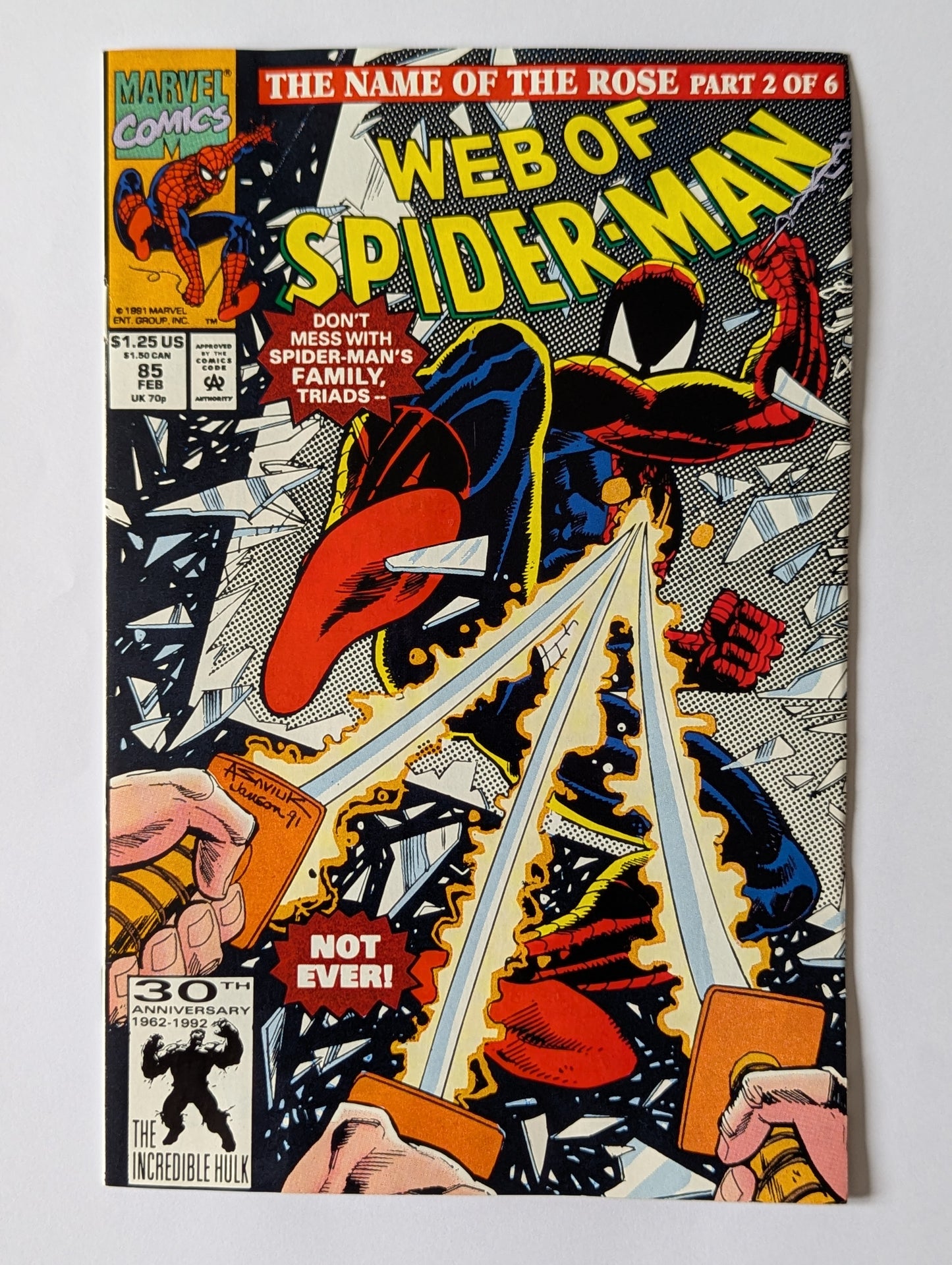 Web of Spider-Man #85 Marvel Comic Book