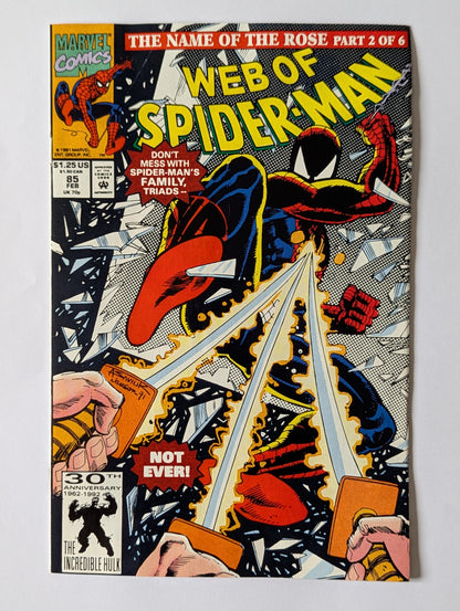 Web of Spider-Man #85 Marvel Comic Book