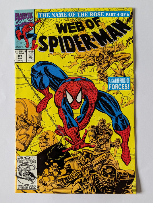 Web of Spider-Man #87 Marvel Comic Book