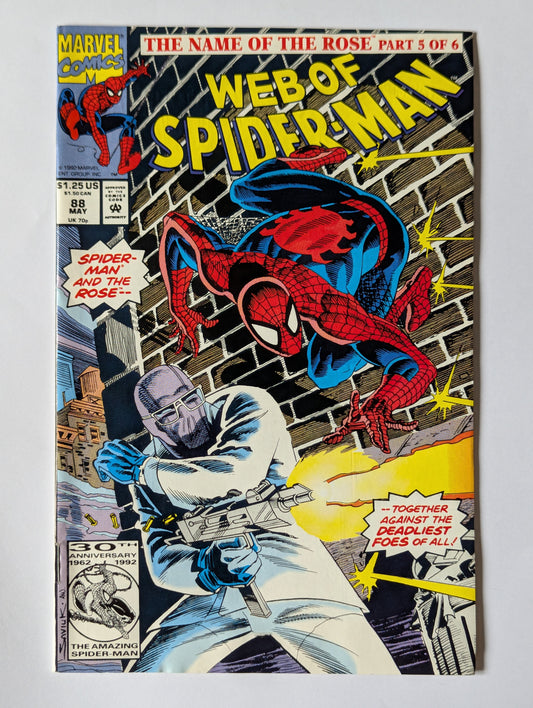 Web of Spider-Man #88 Marvel Comic Book
