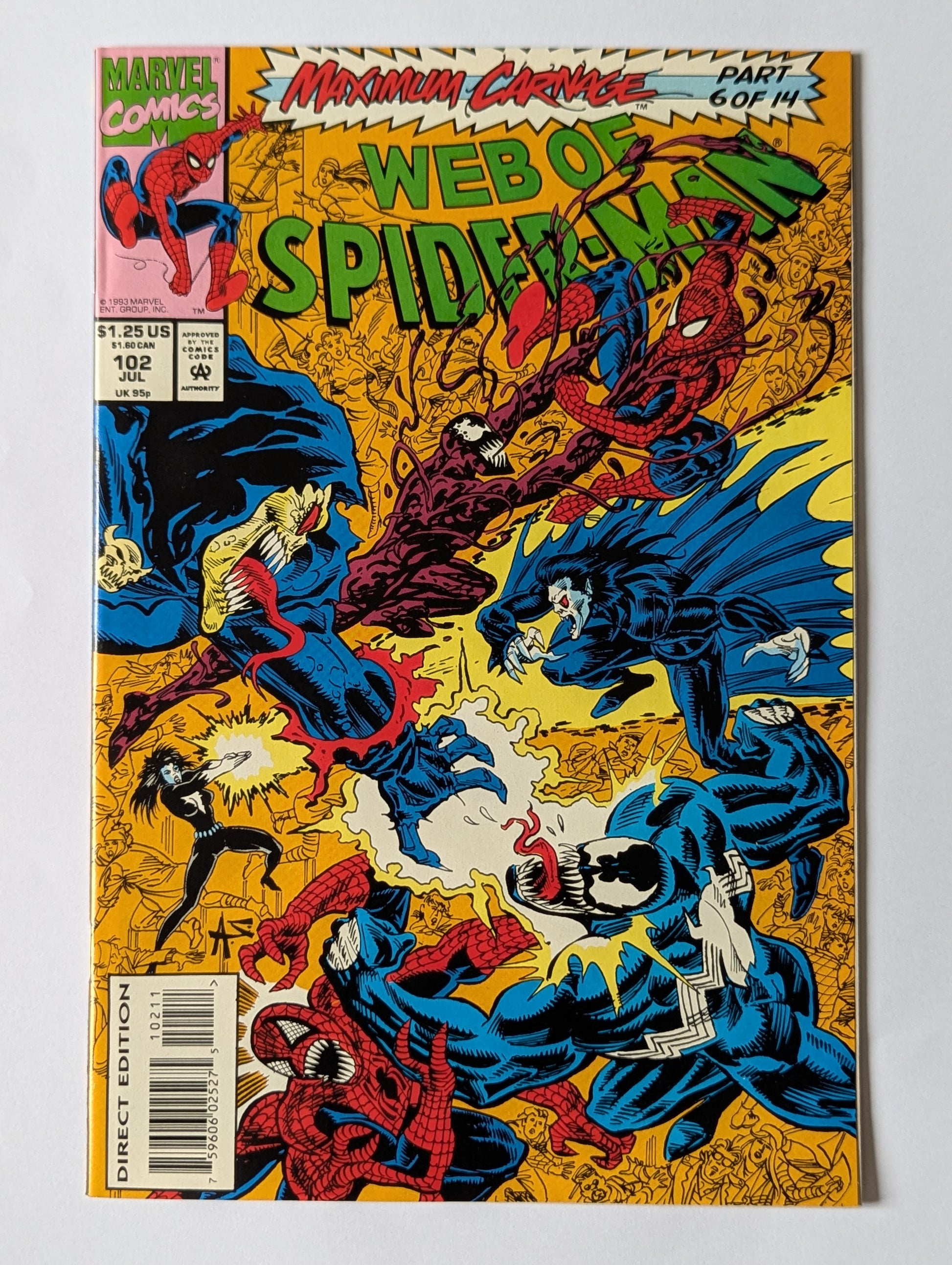 Web of Spider-Man #102 Marvel Comic Book