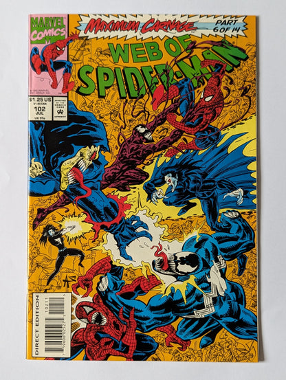 Web of Spider-Man #102 Marvel Comic Book