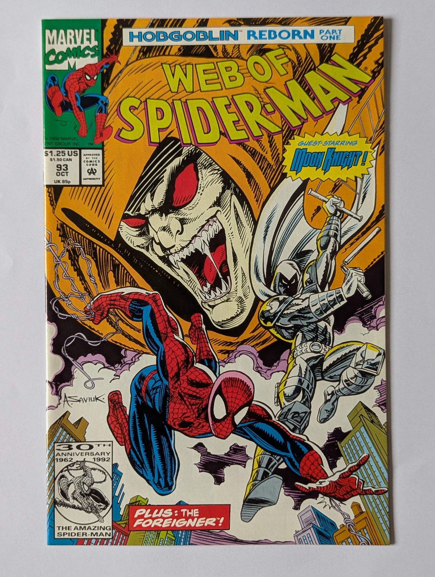 Web of Spider-Man #93 Marvel Comic Book