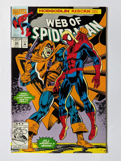Web of Spider-Man #94 Marvel Comic Book