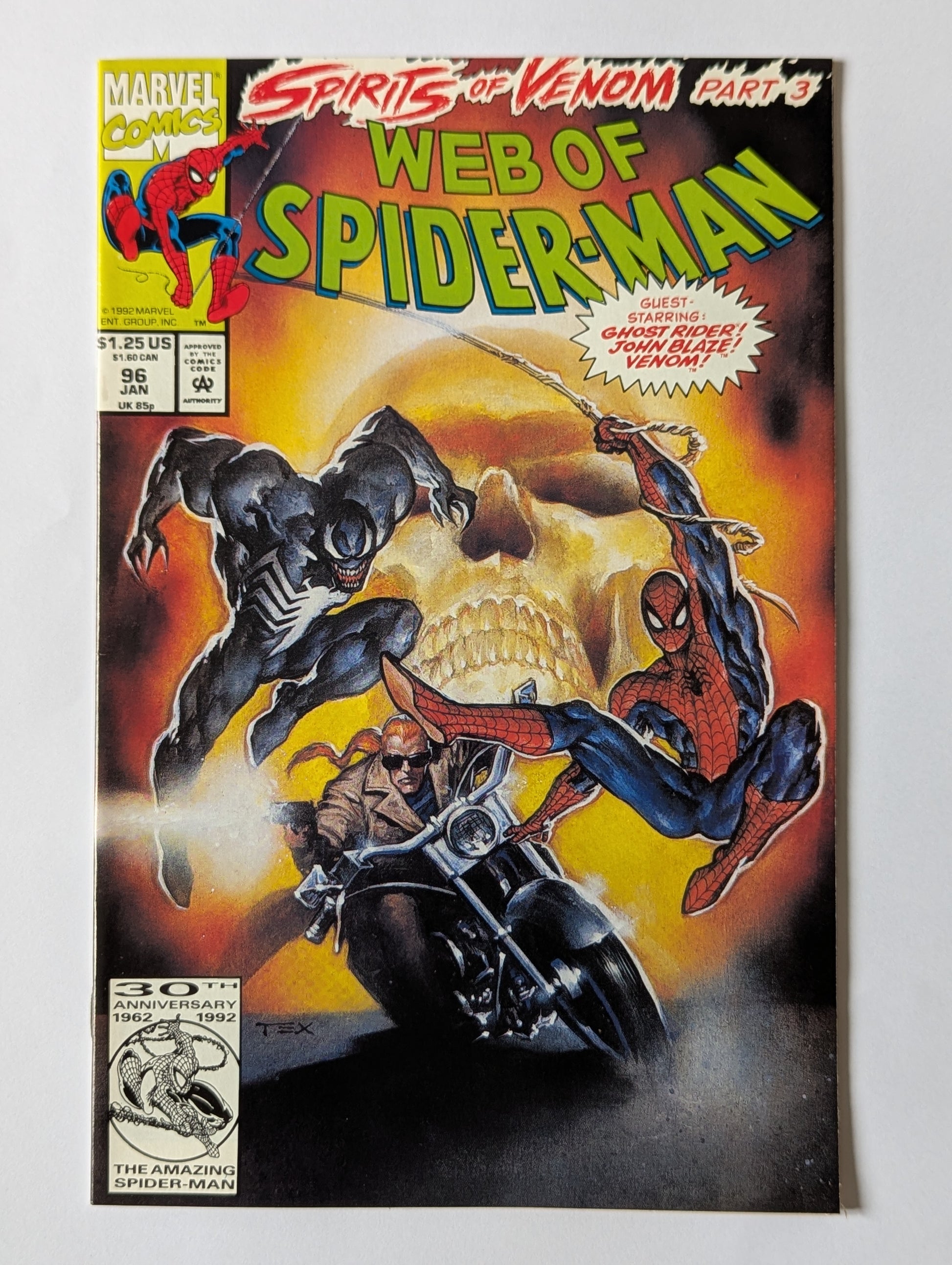 Web of Spider-Man #96 Marvel Comic Book