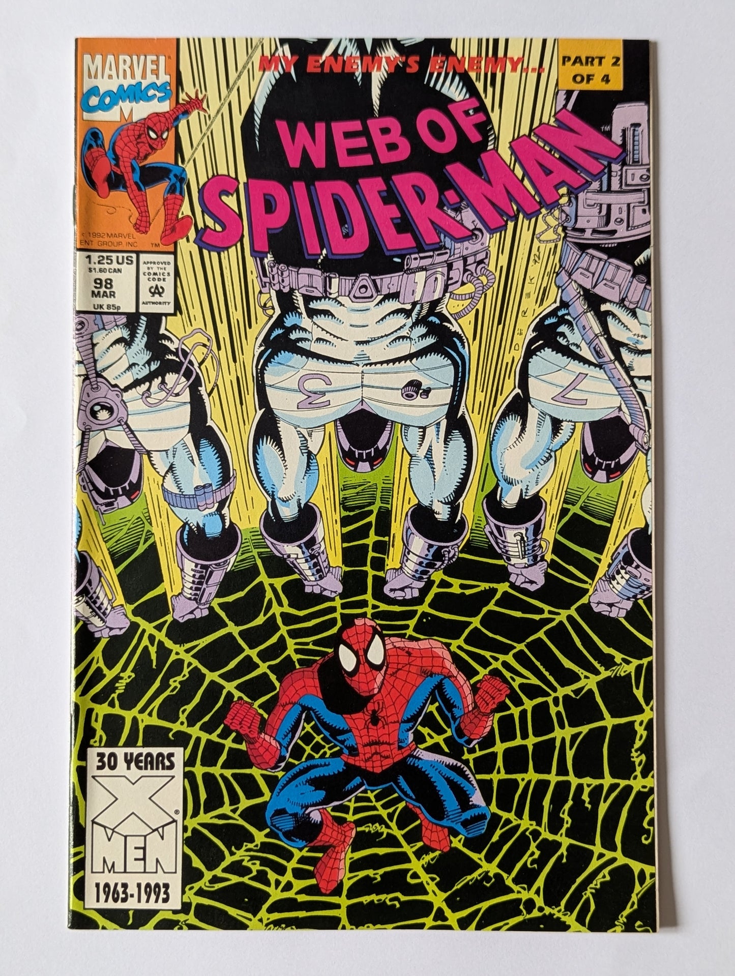Web of Spider-Man #98 Marvel Comic Book
