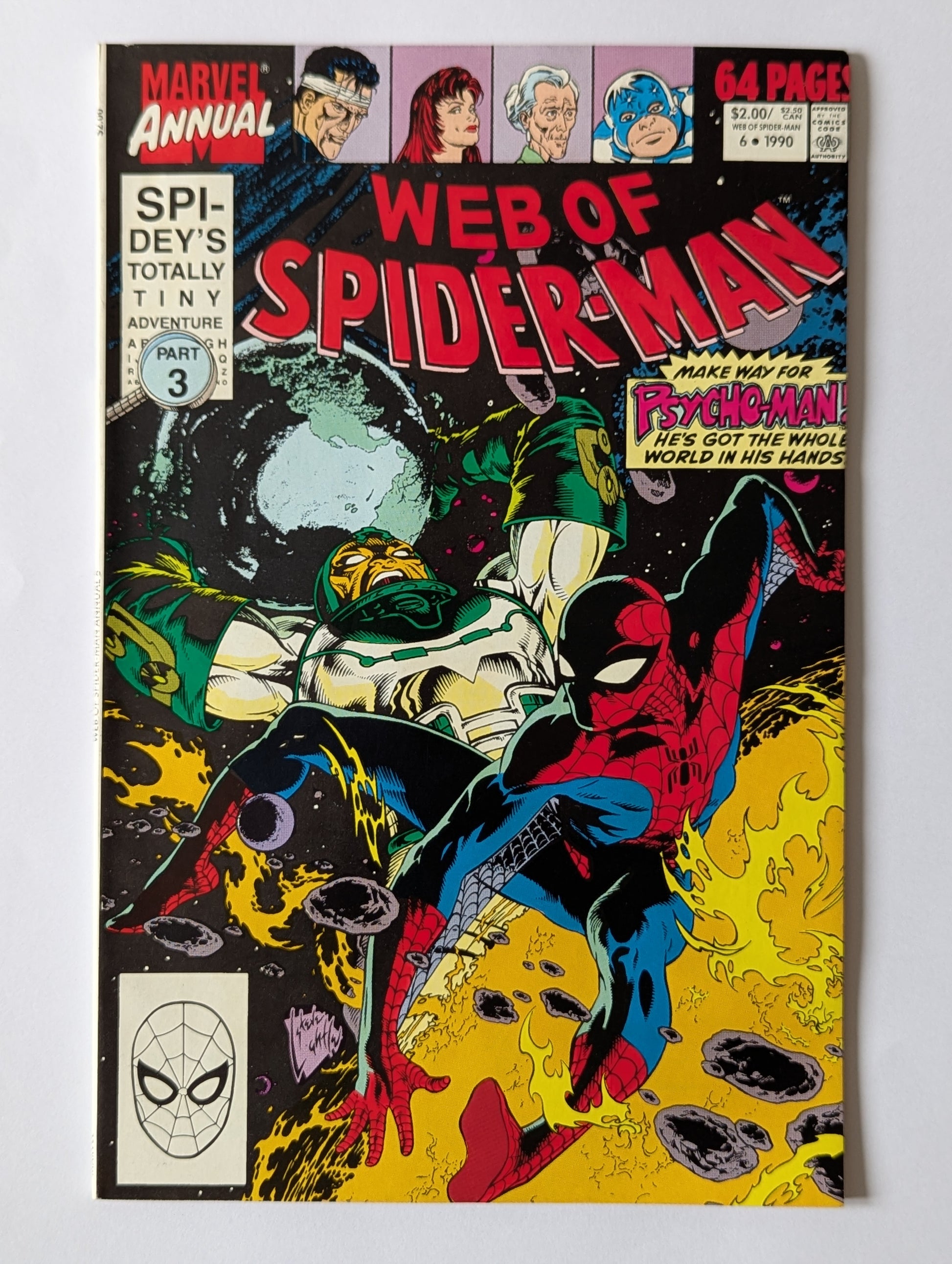 Web of Spider-Man Annual 6 Marvel Comic Book